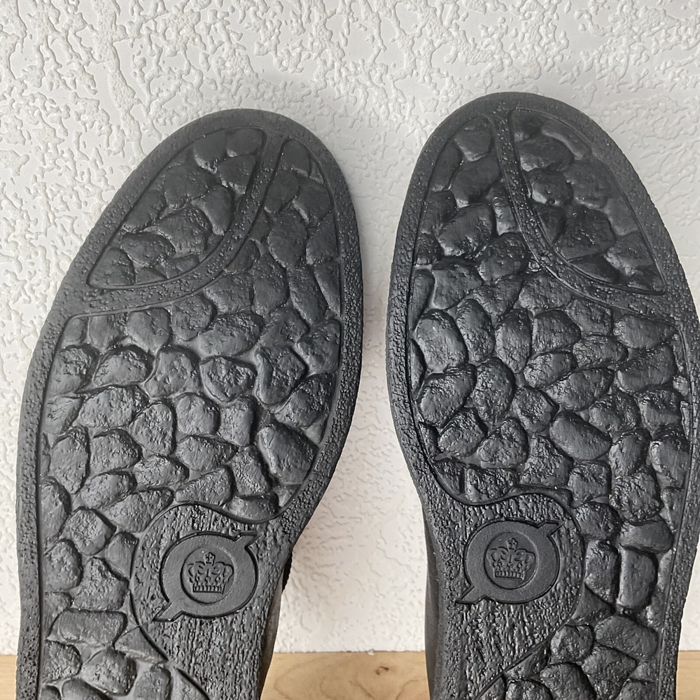 Born Samuel Men's black nubuck leather moc toe slip on loafer shoes size 10,5 M* - Picture 14 of 16